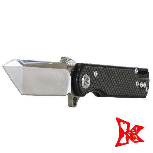 STRICK9 Folder | Folding Knives Hybrid Tanto Blade | KRUDO Knives