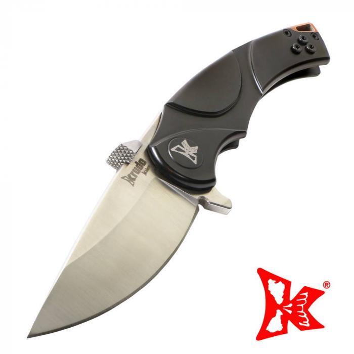 KOGNITO Folding Knife | Black, Silver and Copper | 3” blade | KRUDO